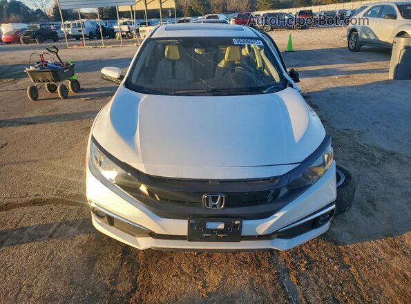 19XFC1F74LE023627 2020 HONDA CIVIC White Widok z przodu