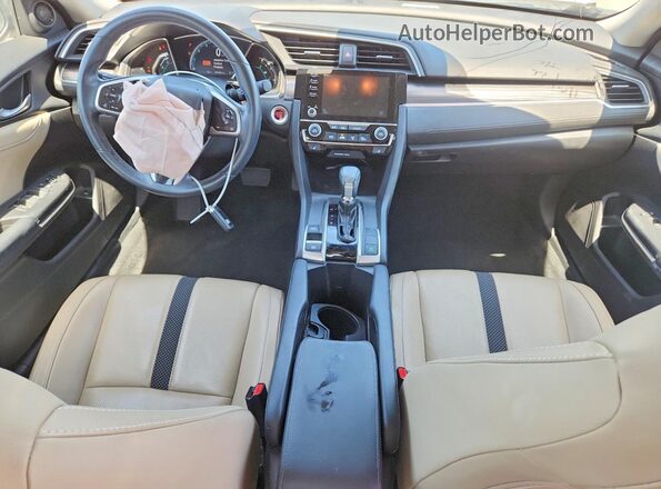 19XFC1F74LE212259 2020 HONDA CIVIC White წინა პანელის ხედი