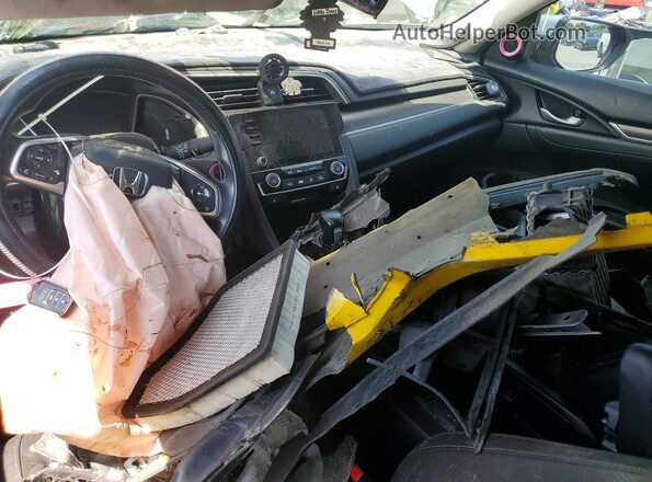 19XFC1F74ME001449 2021 HONDA CIVIC Silver Առջևի վահանակի տեսք