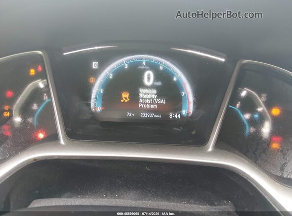 19XFC1F75GE030043 2016 HONDA CIVIC Silver Widok tylnych siedzeń