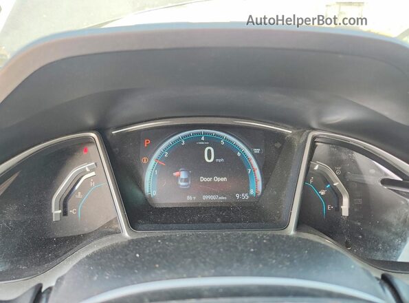 19XFC1F75GE032102 2016 HONDA CIVIC Black Սարքավորումների վահանակի տեսք
