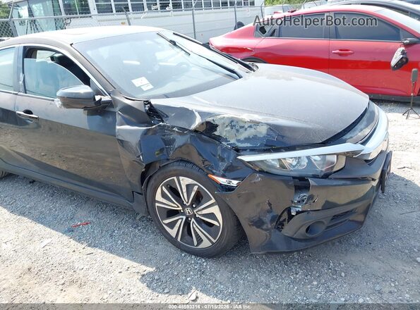 19XFC1F75HE030223 2017 HONDA CIVIC Black Front view