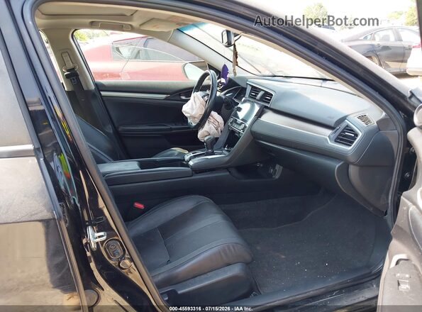 19XFC1F75HE030223 2017 HONDA CIVIC Black Front interior view