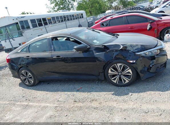 19XFC1F75HE030223 2017 HONDA CIVIC Black Rear interior view