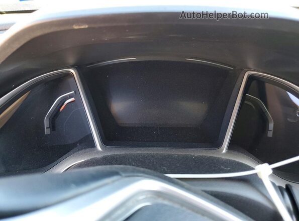 19XFC1F75KE019293 2019 HONDA CIVIC White Instrument cluster view