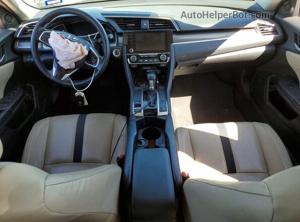 19XFC1F75KE019293 2019 HONDA CIVIC White Dashboard view