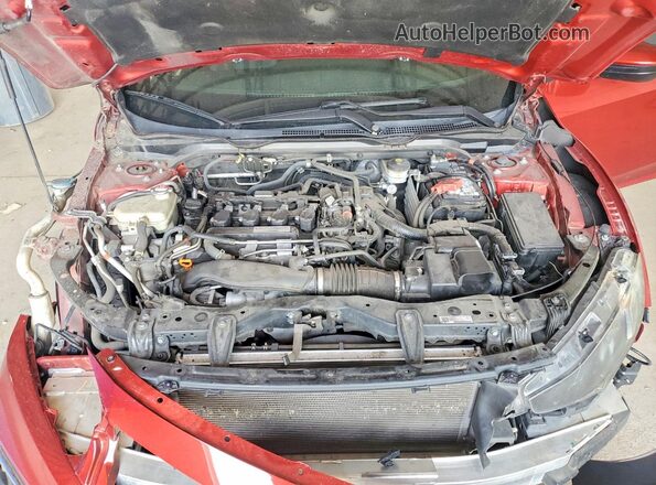 19XFC1F75LE006674 2020 HONDA CIVIC Red უკანა სალონის ხედი