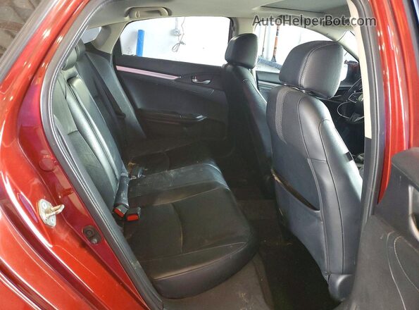 19XFC1F75LE006674 2020 HONDA CIVIC Red უკანა სავარძლების ხედი