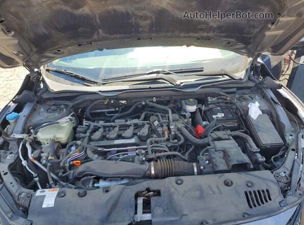 19XFC1F76KE216053 2019 HONDA CIVIC Charcoal უკანა სალონის ხედი