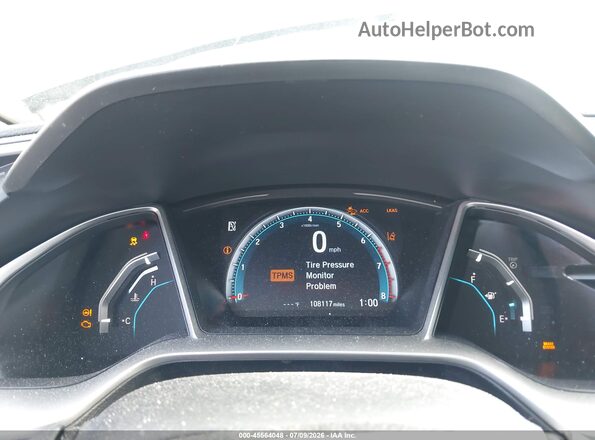 19XFC1F76LE002620 2020 HONDA CIVIC Gray Vista de los asientos traseros