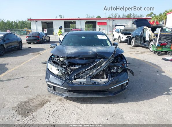19XFC1F76LE002620 2020 HONDA CIVIC Gray Vista del cuadro de instrumentos