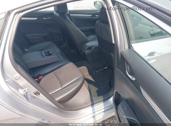 19XFC1F77GE025801 2016 HONDA CIVIC Silver Widok naklejki z numerem VIN