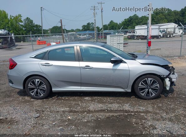 19XFC1F77GE025801 2016 HONDA CIVIC Silver Widok wnętrza z tyłu