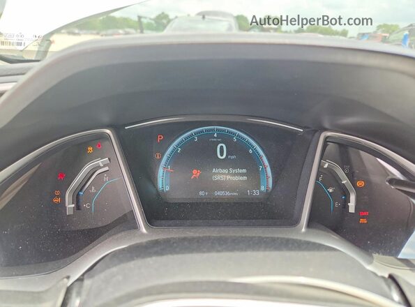 19XFC1F77GE039620 2016 HONDA CIVIC White ხელსაწყოთა პანელის ხედი