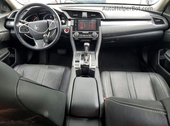19XFC1F77HE004769 2017 HONDA CIVIC Black Вид панелі приладів
