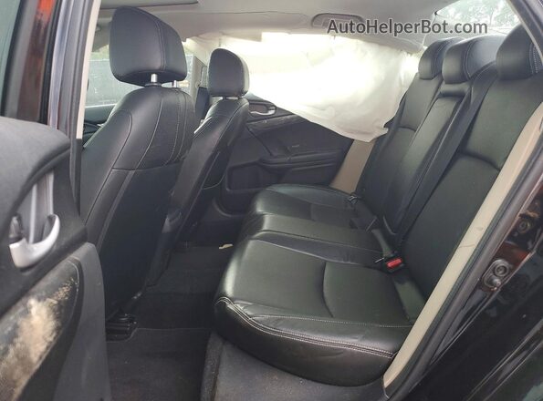 19XFC1F77HE004769 2017 HONDA CIVIC Black Вид задніх сидінь