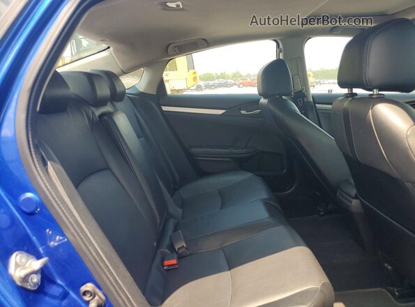 19XFC1F77HE013908 2017 HONDA CIVIC Blue Vista de los asientos traseros