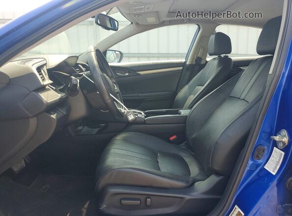 19XFC1F77HE013908 2017 HONDA CIVIC Blue Vista interior delantera