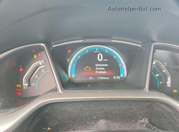 19XFC1F77HE017862 2017 HONDA CIVIC White Սարքավորումների վահանակի տեսք