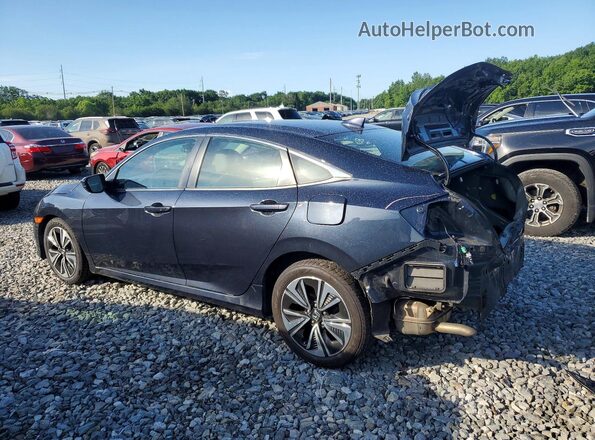 19XFC1F77HE209346 2017 HONDA CIVIC Blue Հետևի ձախ