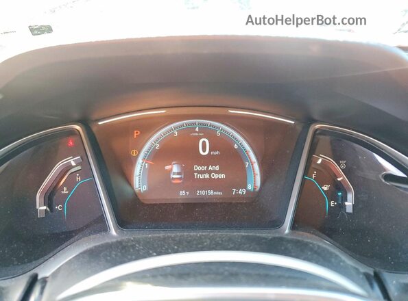 19XFC1F77HE209346 2017 HONDA CIVIC Blue Սարքավորումների վահանակի տեսք