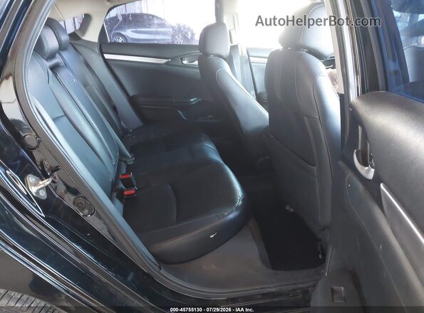 19XFC1F77KE202730 2019 HONDA CIVIC Black VIN კოდის სტიკერის ხედი