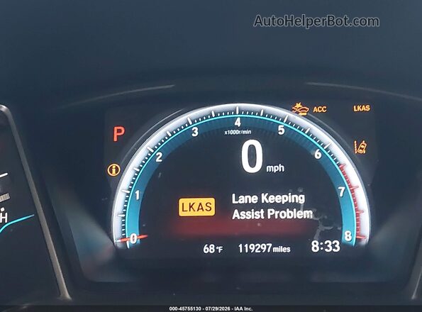 19XFC1F77KE202730 2019 HONDA CIVIC Black 