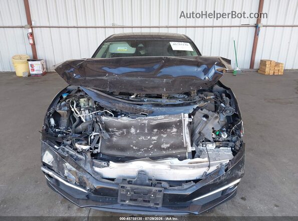 19XFC1F77KE202730 2019 HONDA CIVIC Black უკანა სალონის ხედი