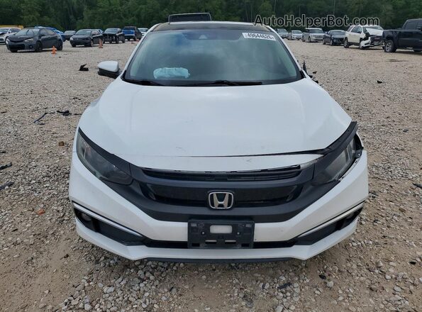 19XFC1F77LE012492 2020 HONDA CIVIC White Widok z przodu