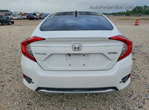 19XFC1F77LE012492 2020 HONDA CIVIC White Widok z tyłu