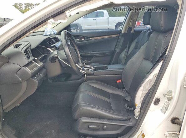 19XFC1F77LE012492 2020 HONDA CIVIC White Widok wnętrza z przodu