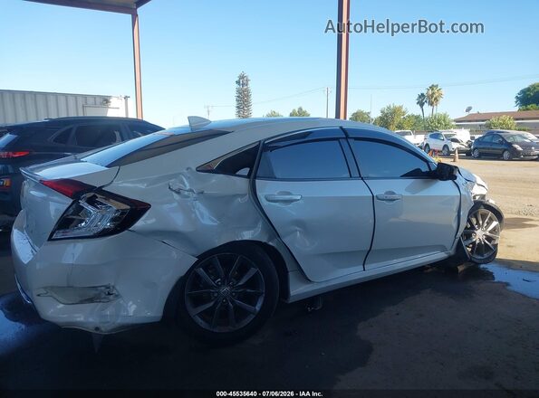 19XFC1F77LE015182 2020 HONDA CIVIC White Вид щитка приладів