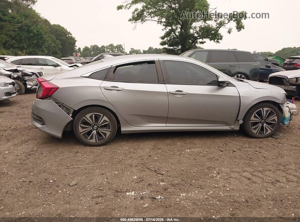 19XFC1F78GE210956 2016 HONDA CIVIC Gray უკანა სალონის ხედი