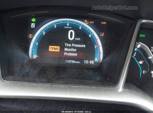 19XFC1F78ME012681 2021 HONDA CIVIC Gray Vista interior de 360 grados