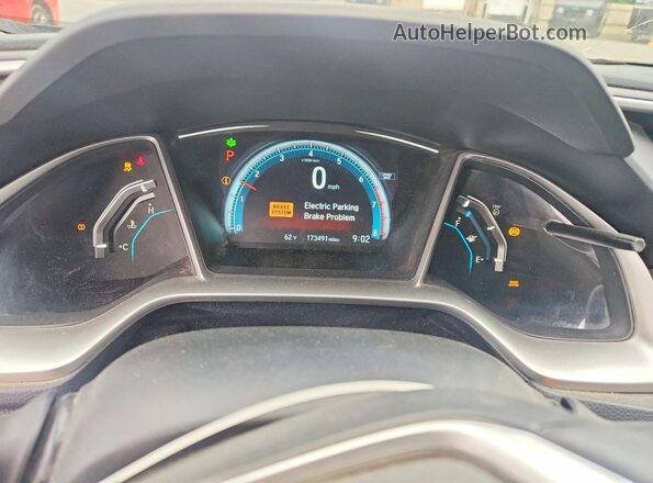19XFC1F79GE220833 2016 HONDA CIVIC Gray Սարքավորումների վահանակի տեսք