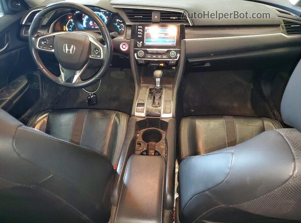 19XFC1F79KE013657 2019 HONDA CIVIC White Առջևի վահանակի տեսք