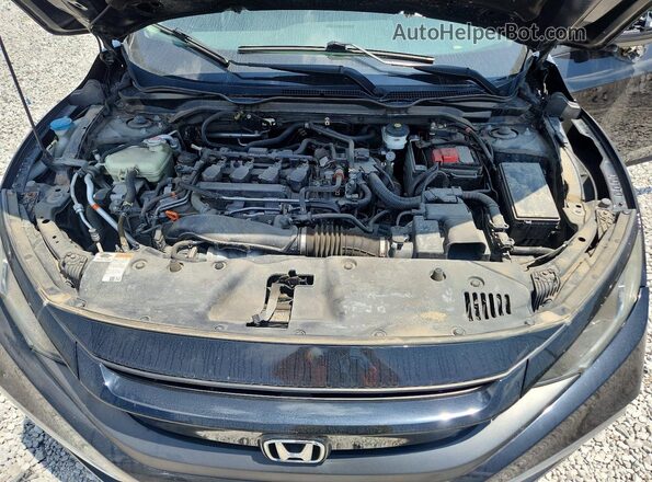 19XFC1F79ME008199 2021 HONDA CIVIC Black Вид задньої частини салону