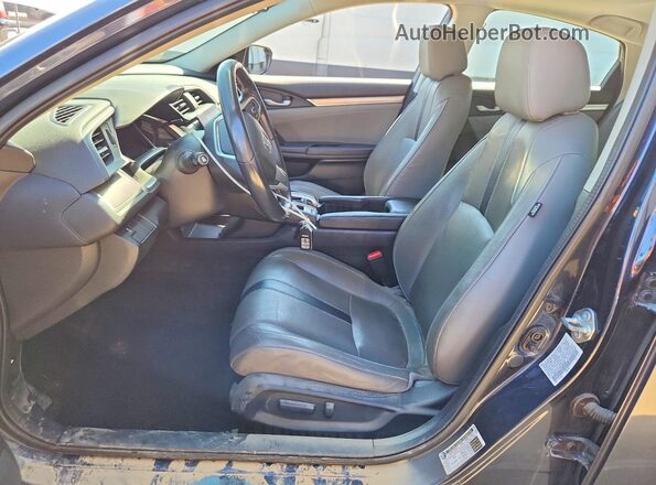 19XFC1F7XGE009334 2016 HONDA CIVIC Blue Front interior view