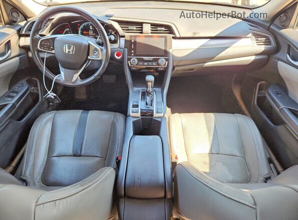 19XFC1F7XGE009334 2016 HONDA CIVIC Blue Dashboard view