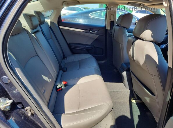 19XFC1F7XGE009334 2016 HONDA CIVIC Blue Rear seats view