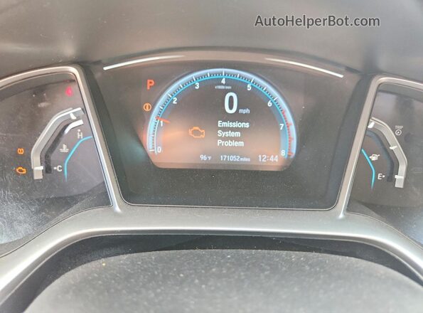 19XFC1F7XGE209453 2016 HONDA CIVIC Silver Սարքավորումների վահանակի տեսք