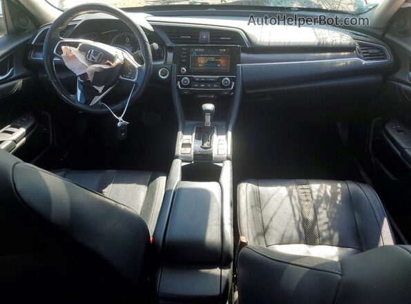 19XFC1F7XKE201393 2019 HONDA CIVIC White Вид панелі приладів