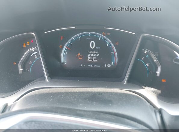 19XFC1F7XLE013894 2020 HONDA CIVIC White Widok tylnych siedzeń