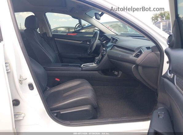 19XFC1F7XLE013894 2020 HONDA CIVIC White Widok wnętrza z przodu