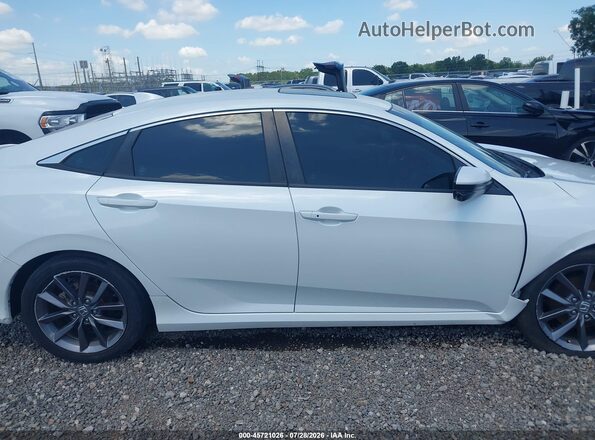 19XFC1F7XLE013894 2020 HONDA CIVIC White Widok wnętrza z tyłu