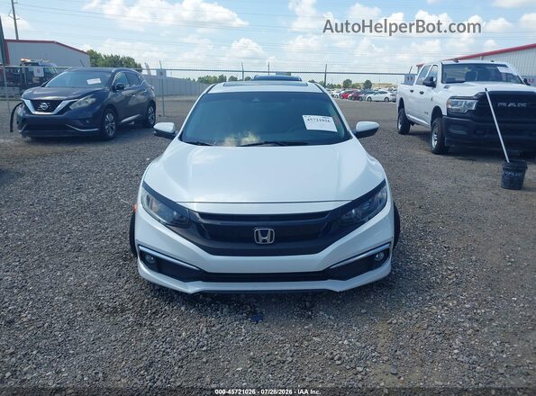 19XFC1F7XLE013894 2020 HONDA CIVIC White Widok zestawu wskaźników