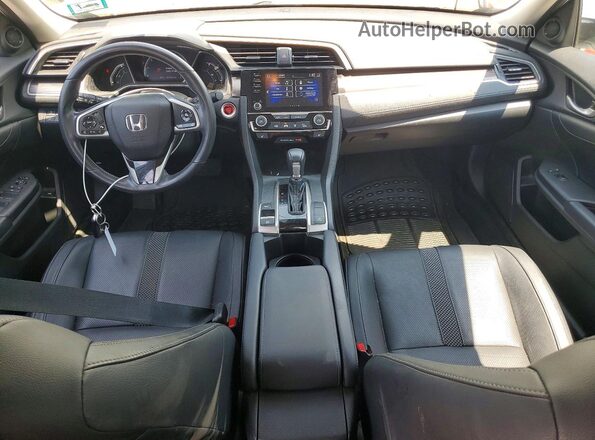 19XFC1F7XLE219099 2020 HONDA CIVIC White Առջևի վահանակի տեսք