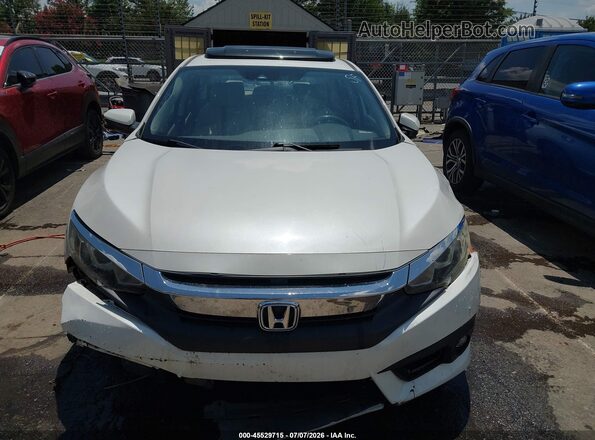 19XFC1F81GE221192 2016 HONDA CIVIC White Вид щитка приладів