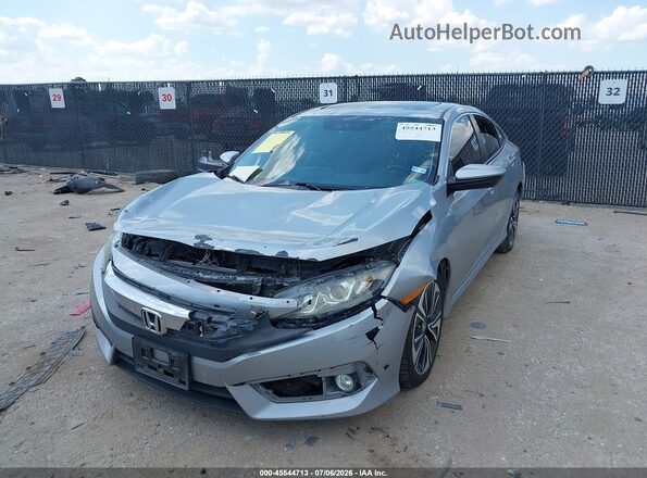 19XFC1F89GE011035 2016 HONDA CIVIC Silver Առջևի ձախ երեք քառորդ տեսարան