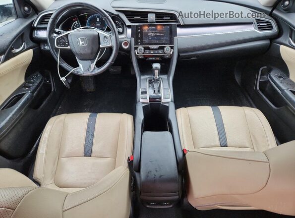 19XFC1F90GE026967 2016 HONDA CIVIC White Widok deski rozdzielczej